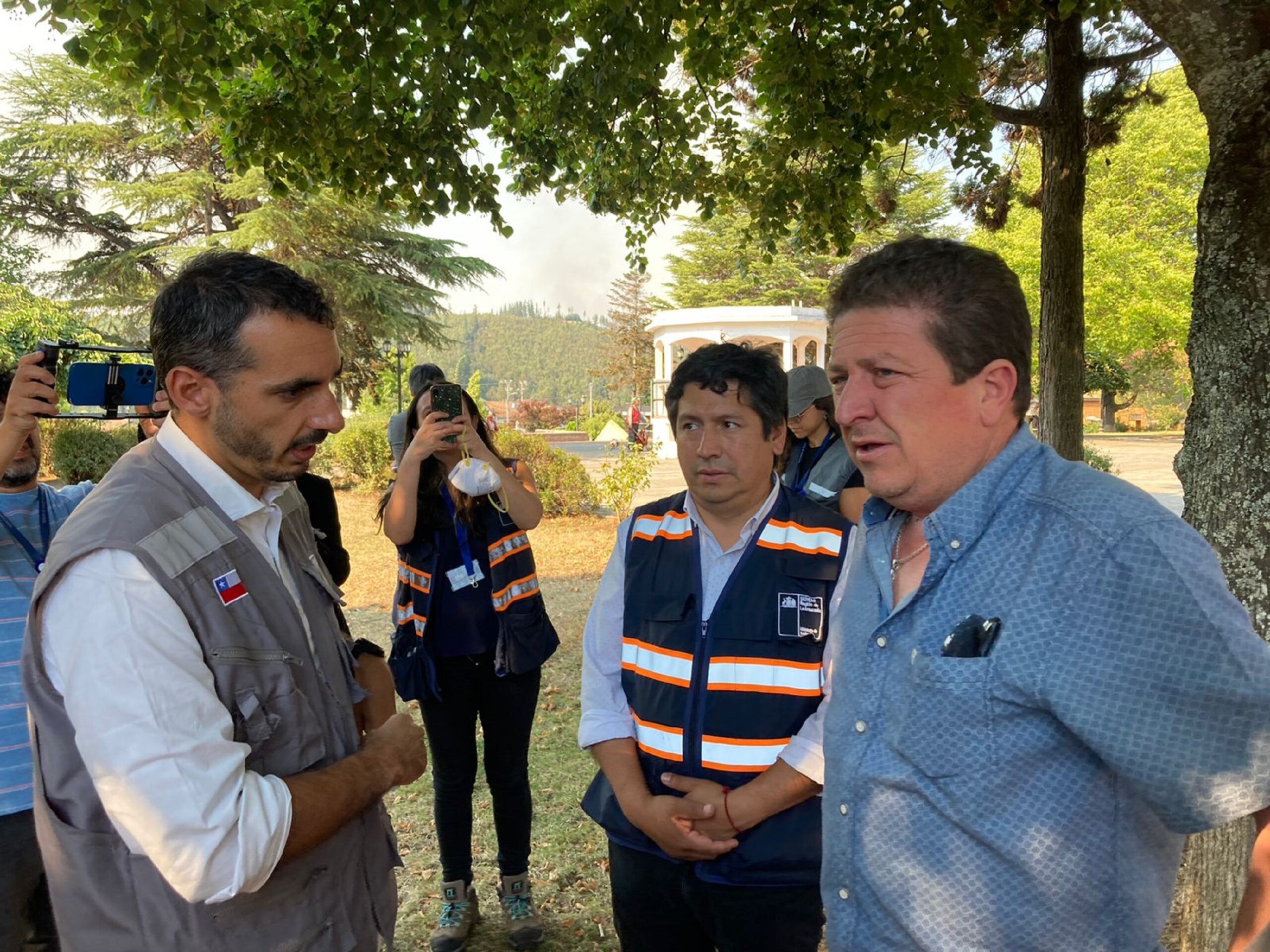 Alcalde Lumaco reunión