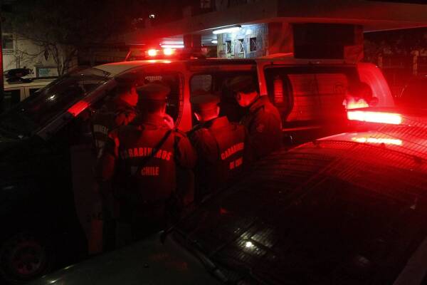 Operativo de fiscalizacion nocturna en Valparaiso