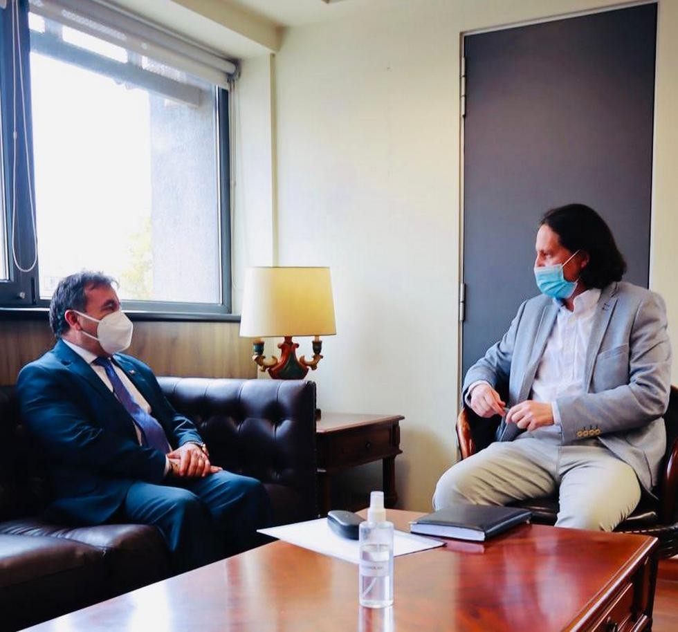 Diputado Beltrán con Delegado Allard